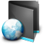 Net Folder Black Icon 64x64 png